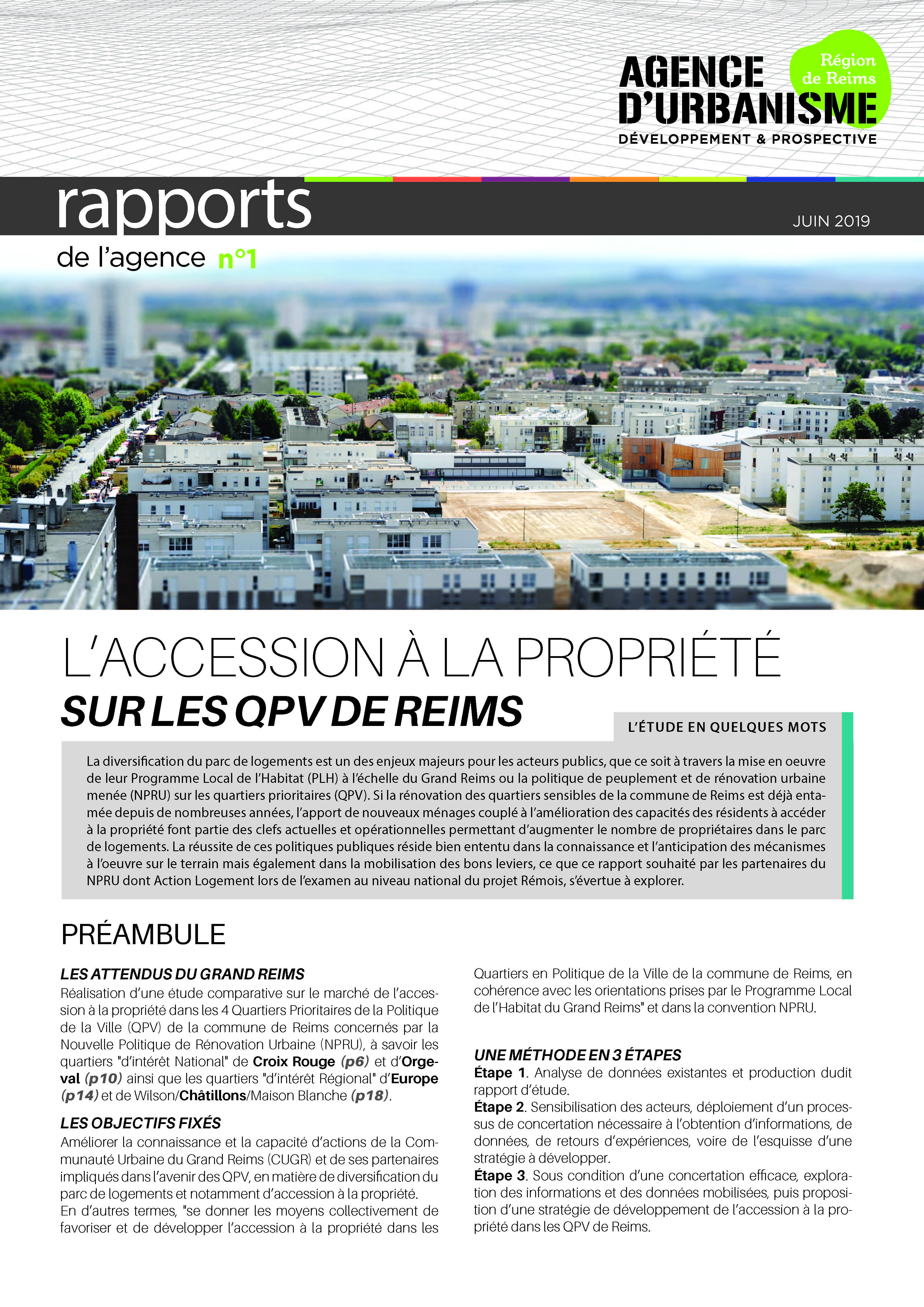 Rapport 1 : l'Accession à la propriété sur les Quartiers Prioritaires de la Ville de Reims