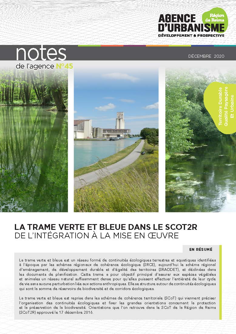 Note 45 : La Trame Verte et Bleue dans le SCoT2R