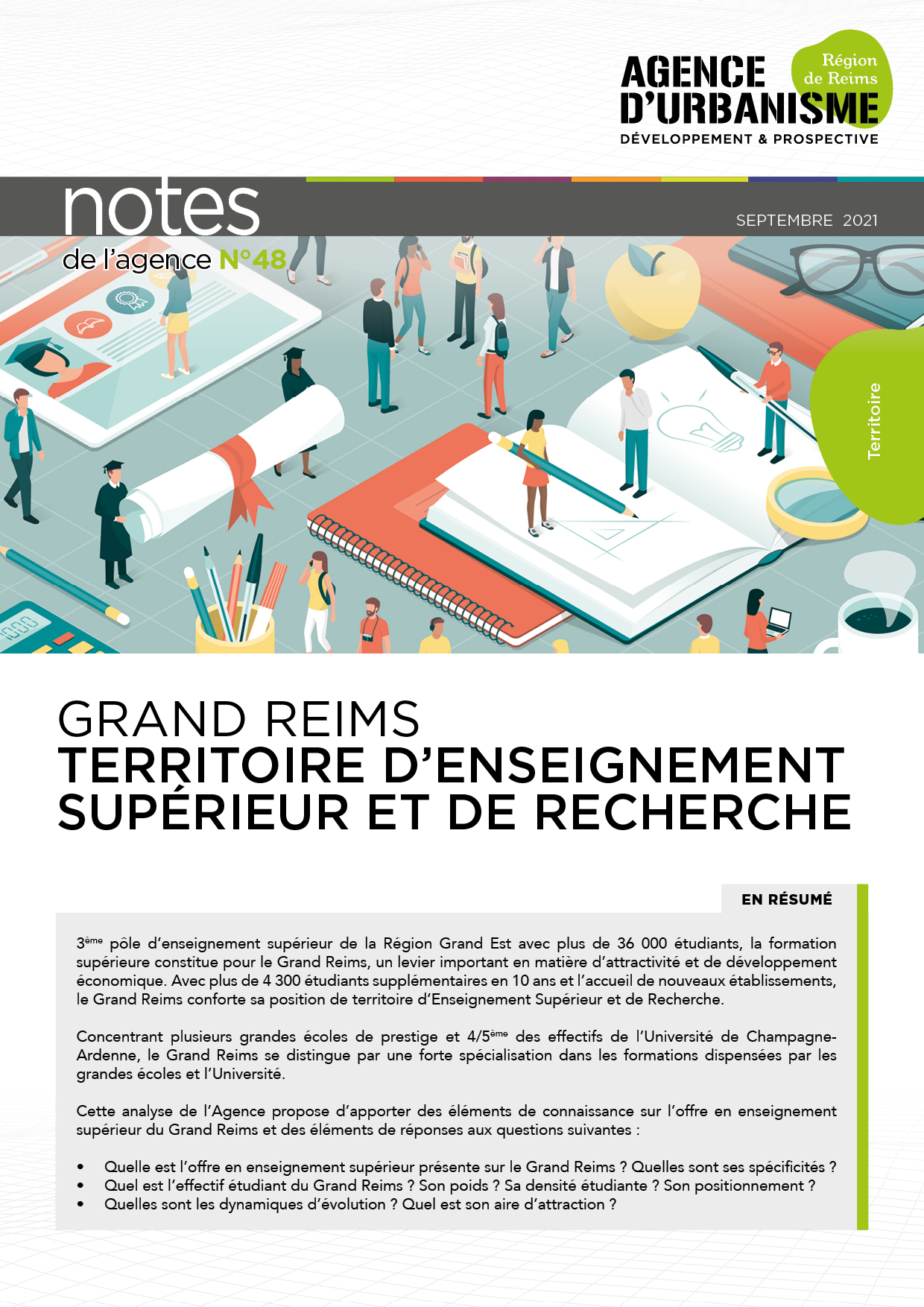 Note 48 : Grand Reims, Territoire d'Enseignement Supérieur et de Recherche