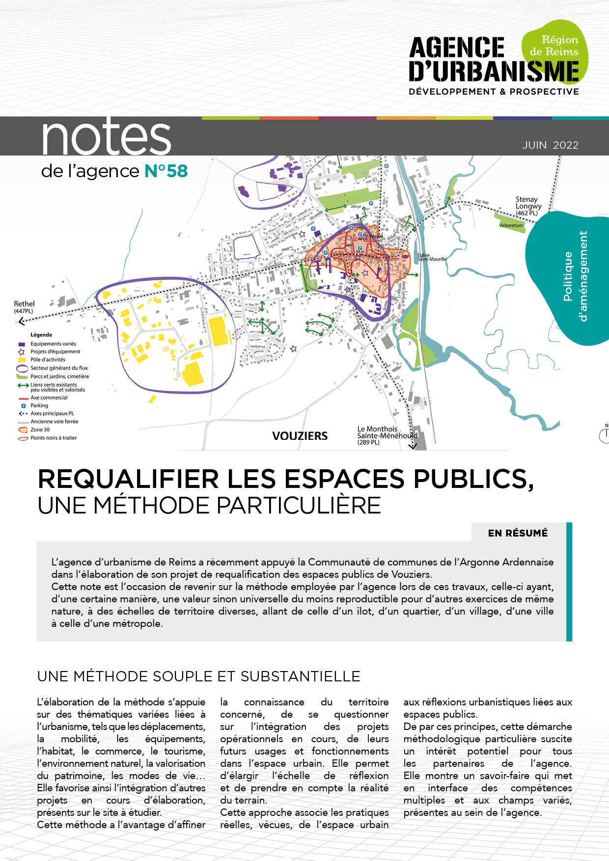 Note 58 : Requalifier les espaces publics, une méthode particulière